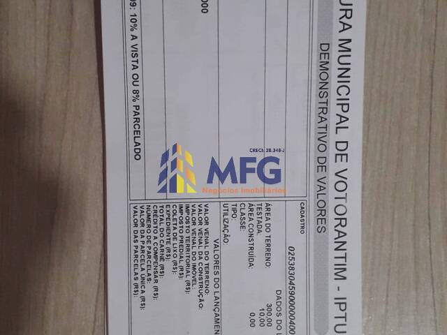 Terreno para Venda em Votorantim - 2